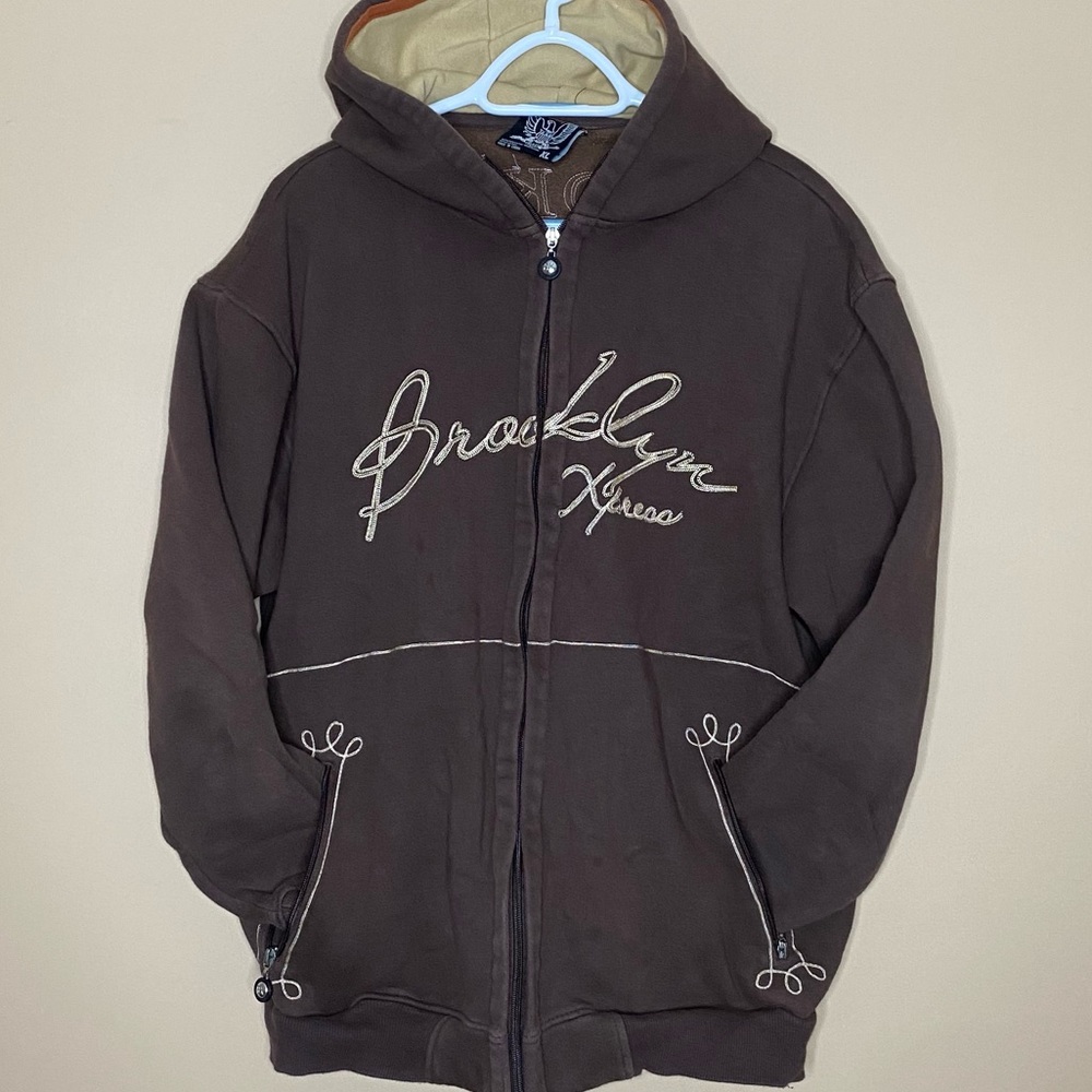 Mens Brooklyn Express Zip up hoodie